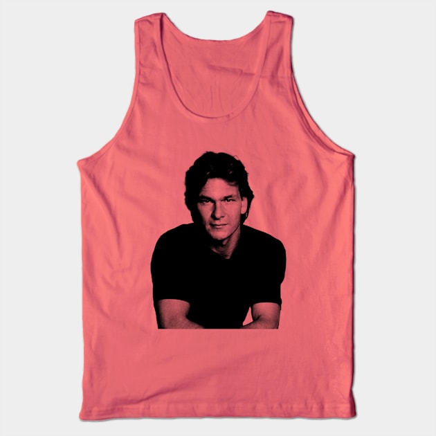 Patrick Swayze // Vintage Style Design Tank Top by Indanafebry